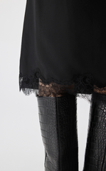 Skirt / JNBY Patchwork Blend Midi Skirt