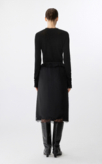 Skirt / JNBY Patchwork Blend Midi Skirt