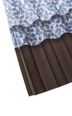 Skirt / JNBY Pleated A-Line Long Skirt with Wave Hem