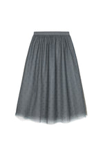 Skirt / JNBY Polka Dot Mesh A-Line Midi Skirt