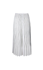 Skirt / JNBY Sculpted Diamond Pleated Maxi Skirt