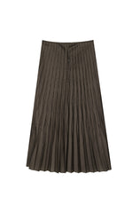 Skirt / JNBY Sculpted Diamond Pleated Maxi Skirt