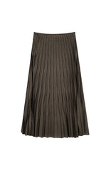 Skirt / JNBY Sculpted Diamond Pleated Maxi Skirt