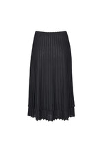 Skirt / JNBY Textured Pleated Cotton Midi Skirt