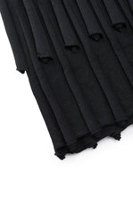 Skirt / JNBY Textured Pleated Cotton Midi Skirt
