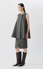 Skirt / JNBY Wool Blend Midi Skirt