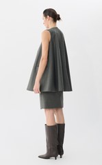 Skirt / JNBY Wool Blend Midi Skirt
