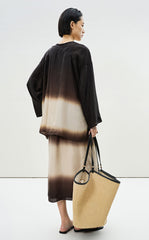 Skirt / LESS Silk Dip-Dye Skirt