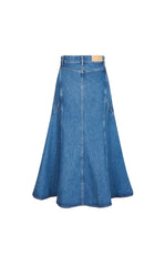 Skirt / LESS X-Shaped Cotton Long Split Waist Skirt