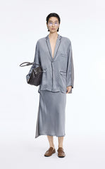 Skirt / JNBY Cupro Jacquard Midi Skirt