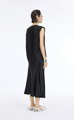 Skirt / JNBY Cupro Jacquard Midi Skirt