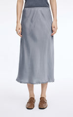 Skirt / JNBY Cupro Jacquard Midi Skirt