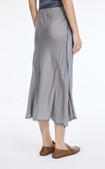 Skirt / JNBY Cupro Jacquard Midi Skirt