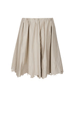 Skirt / JNBY Drawstring Cotton Midi Skirt