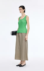 Skirt / JNBY Ramie A-Line Maxi Skirt