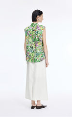 Skirt / JNBY Ramie A-Line Maxi Skirt