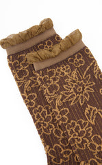Socks / JNBY Floral Mid-Calf Socks