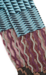 Socks / JNBY Striped Cotton Blend High-Crew Socks