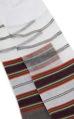 Socks / JNBY Striped Cotton Blend Mid-Crew Socks