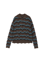 Sweater / JNBY Colorblock Wool-Blend Polo Sweater