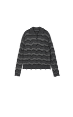 Sweater / JNBY Colorblock Wool-Blend Polo Sweater