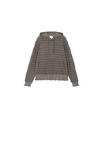 Sweater / JNBY Cotton Blend Hooded Cardigan Sweater