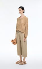 Sweater / JNBY Delicate Collar Cotton Jacquard Pullover