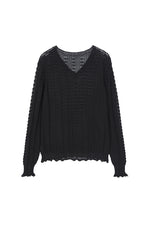 Sweater / JNBY Delicate Collar Cotton Jacquard Pullover