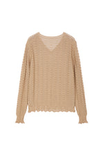 Sweater / JNBY Delicate Collar Cotton Jacquard Pullover