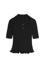 Sweater / JNBY Fitted Twist Cotton Blend Pullover