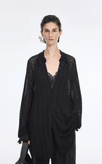 Sweater / JNBY H-Shaped Longline Cotton Cardigan