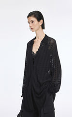 Sweater / JNBY H-Shaped Longline Cotton Cardigan