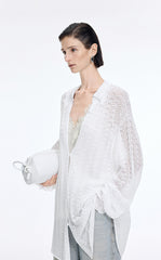 Sweater / JNBY H-Shaped Longline Cotton Cardigan