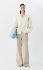 Sweater / JNBY H-line Mid-Length Cardigan