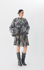 Sweater / JNBY Hand-Painted Daffodil Crop Cardigan