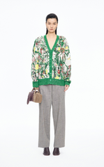 Sweater / JNBY Hand-Painted Kew Garden Long Cardigan