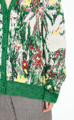 Sweater / JNBY Hand-Painted Kew Garden Long Cardigan