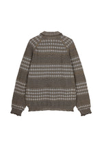 Sweater / JNBY Jacquard Raglan Cotton Blend Sweater