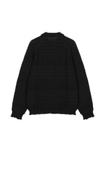 Sweater / JNBY Jacquard Raglan Cotton Blend Sweater