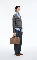 Sweater / JNBY Lightweight Cotton Blend V-Neck Pullover