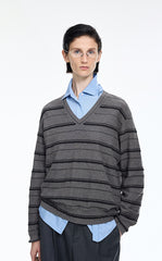 Sweater / JNBY Lightweight Cotton Blend V-Neck Pullover