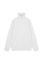 Sweater / JNBY Luxe Ribbed Wool Turtleneck Sweater