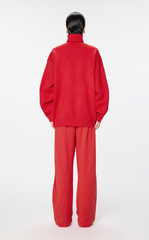 Sweater / JNBY Luxe Ribbed Wool Turtleneck Sweater