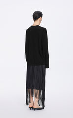 Sweater / JNBY Merino Wool Oversized T-Knit Sweater