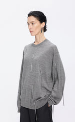 Sweater / JNBY Merino Wool Oversized T-Knit Sweater
