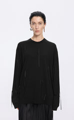 Sweater / JNBY Merino Wool Oversized T-Knit Sweater