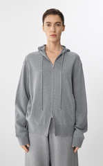 Sweater / JNBY Mid-Length Hooded Knit Cardigan