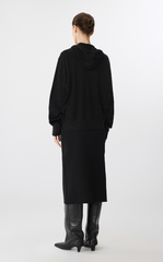 Sweater / JNBY Mid-Length Hooded Knit Cardigan