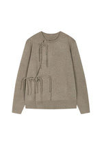 Sweater / JNBY O-Shape Mid-Length Wool Blend Cardigan