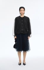 Sweater / JNBY Oversized O-line Mid-length Cardigan